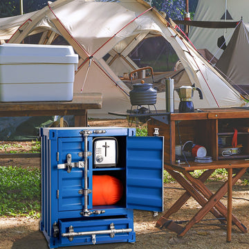 Industrial-style Container Storage, Side Table, End Table | EP ...