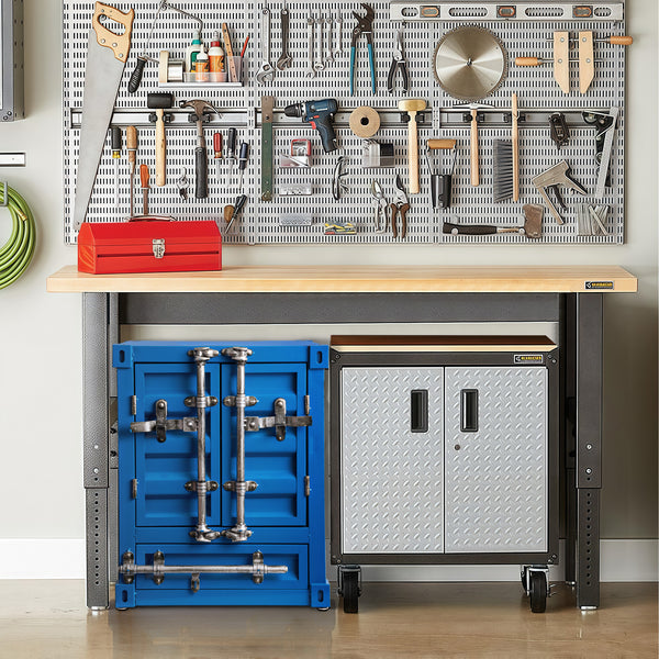 Industrial-style Container Storage, Side Table, End Table | EP ...