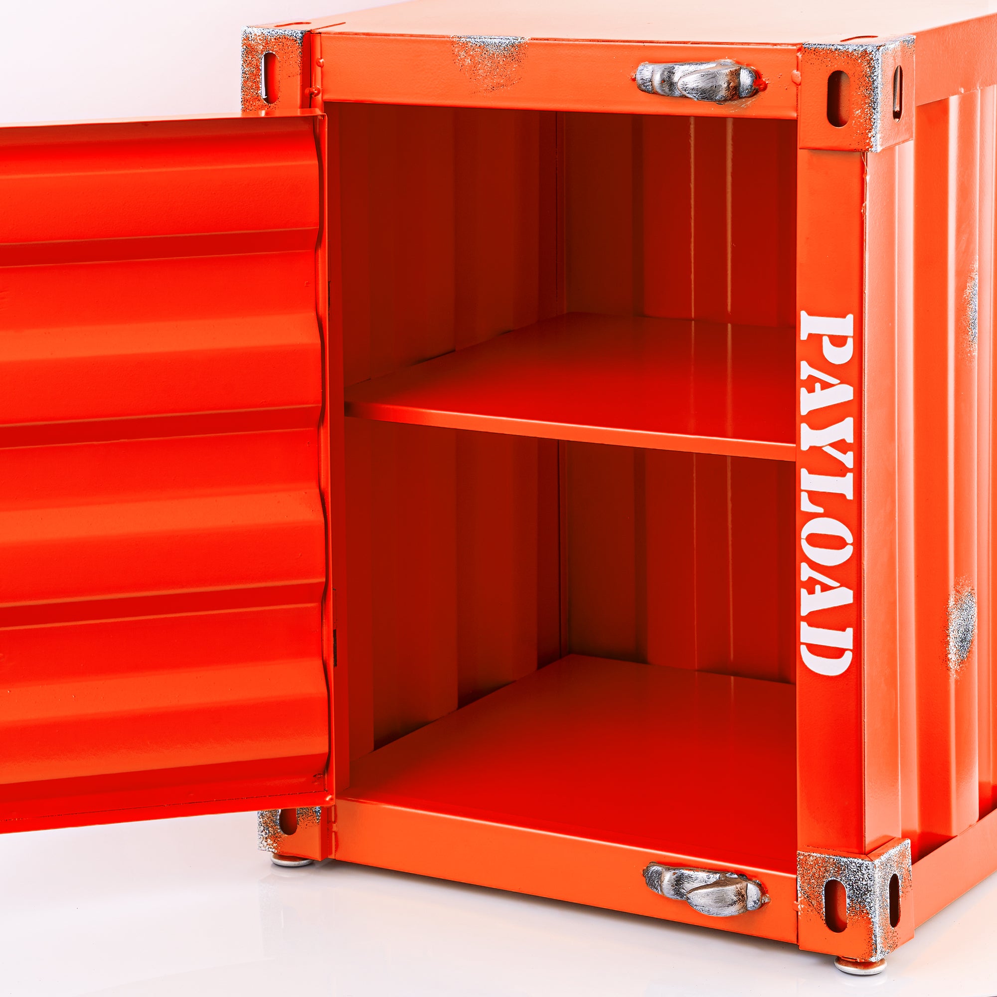 19.7 inch Industrial-style Container Storage, Side Table, End Table ...