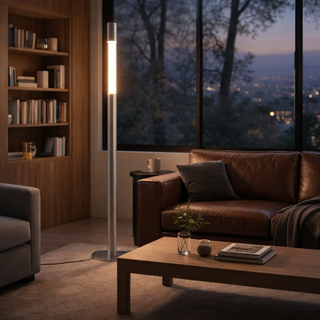 Minimalist Aluminum Telescopic Floor Lamp 53‘’H