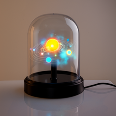 3d hologram projector desk light