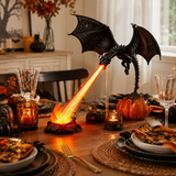 Dragon Book Nook Light – 3D Printed Fire-Breathing Flying Dragon Bookshelf Decor