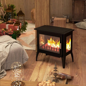 1500W 24" Electric Fireplace Stove