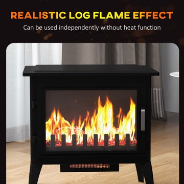 1500W 24" Electric Fireplace Stove