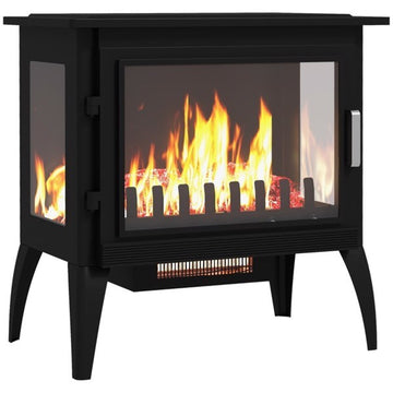 1500W 24" Electric Fireplace Stove