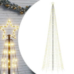 16.4Ft Outdoor Christmas Tree Light with Spikes 1554 LEDs