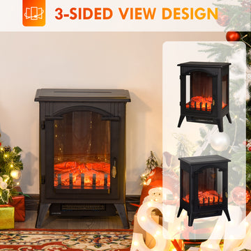 1500W 23" Electric Fireplace Stove