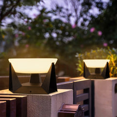 Modern Solar-powered Outdoor Post Light