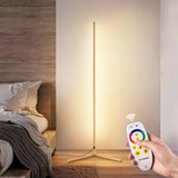 RGBCW Corner Floor Lamp - Golden