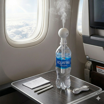 Portable Mini Humidifier Stick, Small Cordless Humidifying Wand for Water Bottle or Cup