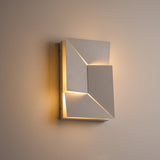 Jigsaw Modern LED Wall Light, Geometric Minimalist Sconce with Warm White Glow