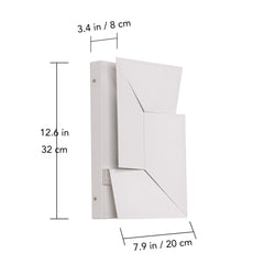 Jigsaw Modern LED Wall Light, Geometric Minimalist Sconce with Warm White Glow