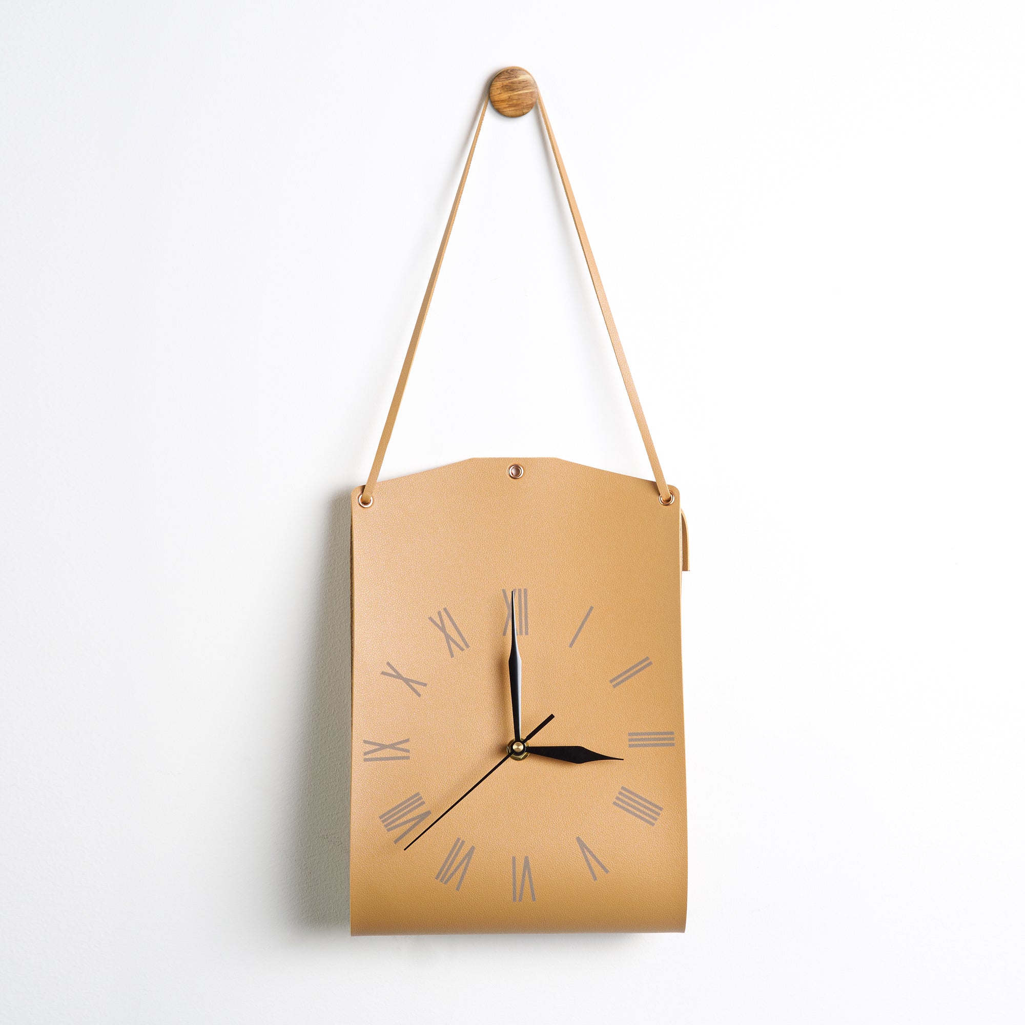 Leather Wall Clock