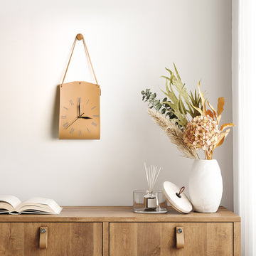 Leather Wall Clock