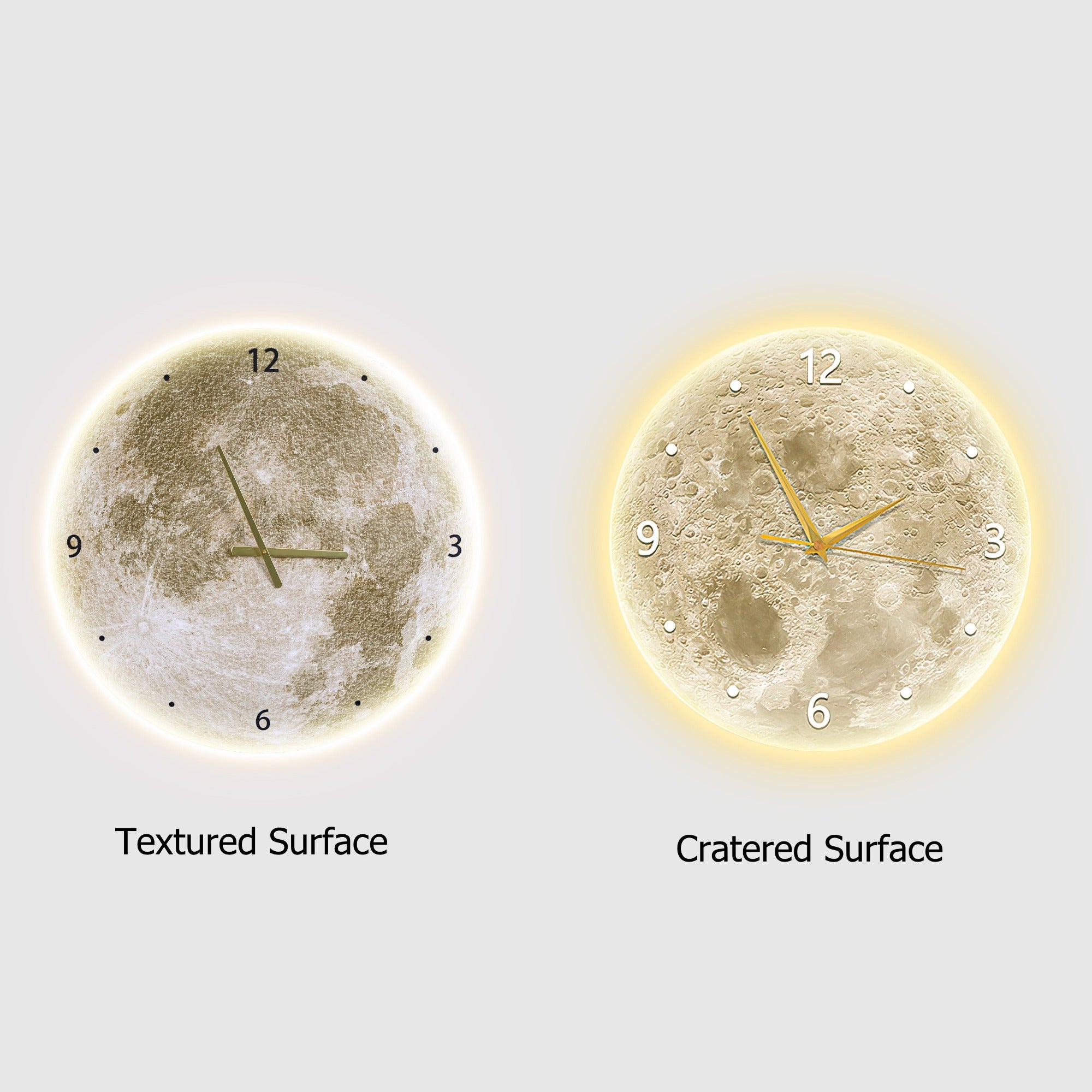 Moon Wall Clock, Moon Ambient night lights, Kids Room Lightings | EP ...