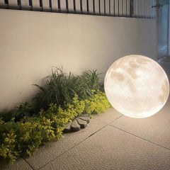 3D Moon Indoor & Outdoor Floor Lamp