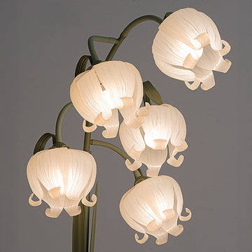 75“H Lily of The Valley 5-Head Floor Lamp