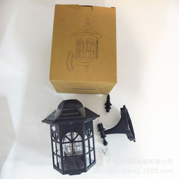 2PCS Antique Bronze Finish European-style Retro Outdoor Wall Light. It Features A Vintage, Weatherproof Design Reminiscent of Traditional Victorian Lanterns
