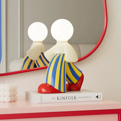 Marching Moon Table Lamp Pop Art Sculpture Table Decor