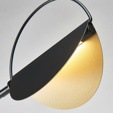 66"H Modern Floor Lamp with Terrazzo Base