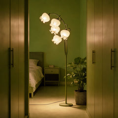 75“H Lily of The Valley 5-Head Floor Lamp