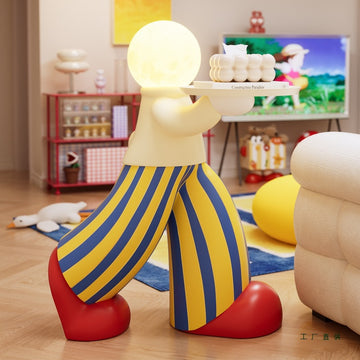 Doll-Themed Side Table | Rechargeable Floor Lamp