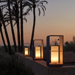 Solar powered Rectangular Path Lights