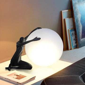 Sculpture Orb Light Red