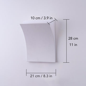 Paper Curve LED Wall Light, Modern Minimalist Wall Sconce with Curved Design