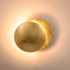 Phases of Moon Wall Fixture gold finish
