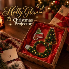USB Christmas Tree Projector Night Light, with 6 Festive Scenes