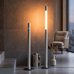 Minimalist Aluminum Telescopic Floor Lamp 53‘’H