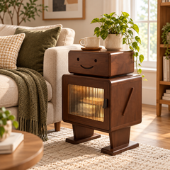 Robot Nightstand Storage Cabinet