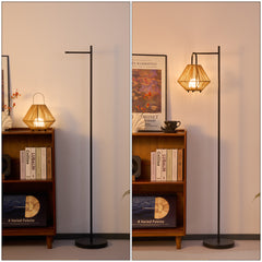 2-in-1 Portable Lantern & Floor Lamp for Indoors & Outdoors