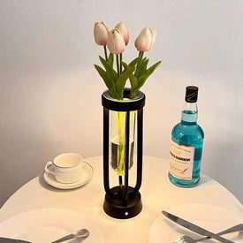 Glass Vase lamp