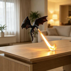 Dragon Book Nook Light – 3D Printed Fire-Breathing Flying Dragon Bookshelf Decor