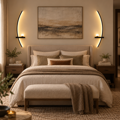Set of 2 Cordless LED Wall Sconces, 4000mAh Rechargeable