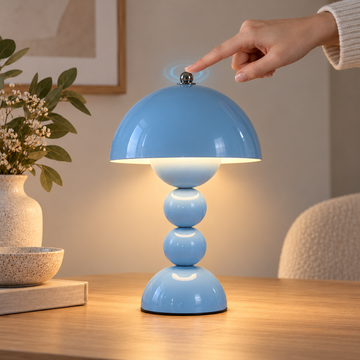 Viral Vintage Bubble Cordless Table Lamp,Rechargeable, 3 Color Modes