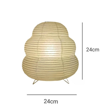 Japanese Wabi-Sabi Rice Paper Table Lamp