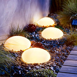 Outdoor Solar Cobblestone Lawn Light