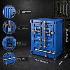 Container Storage Side Table - Large