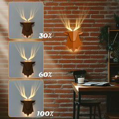 Elk Wall Lamp, Creative Projection Lamp