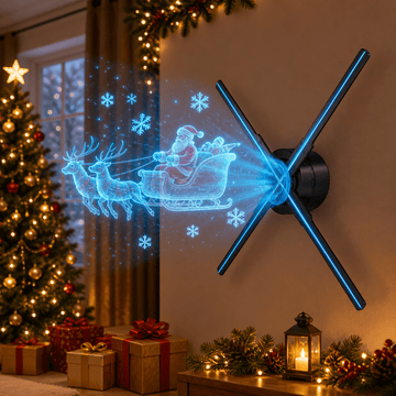 3D naked-eye effect hologram LED Fan projector 