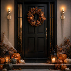 31.5inch Candle Wall Sconce, Halloween Wall Decor, with Battery Operated Candles, Set of 2