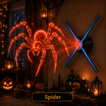 3D Halloween Hologram Fan Projector