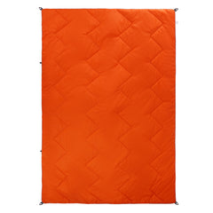 Quilted Water and Stain Resistant Fluffy Down Blanket for Camping, Hiking, Fishing