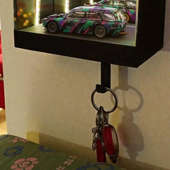 Infinity Garage Light LED Mirror Key Holder