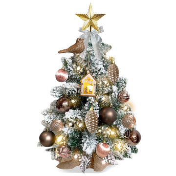 22" Mini Christmas Tree with Light Tabletop Decoration