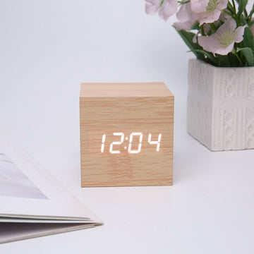 Wooden Minimalist Table Clock