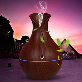 LED Ultrasonic Aroma Humidifier Essential Oil Diffuser